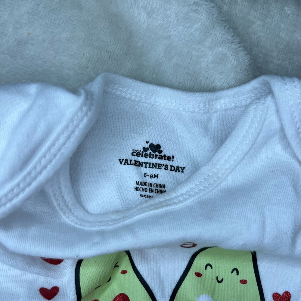 6-9m Girls Valentine’s day Outfit